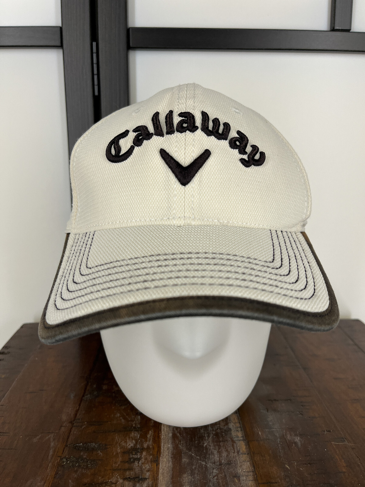 Callaway x New Era Hat Cap Strap Back Adult Ivory Golf