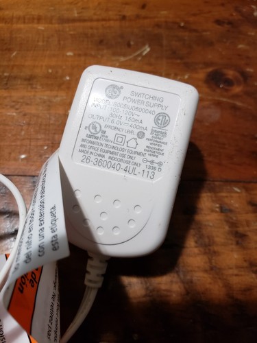 AT&T vTech S005IU0600040 AC Adapter Switching Power Supply 6.0V 400mA