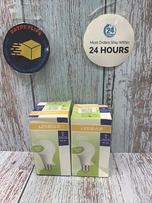 2Pack E26/ E27 LED Bulb Low Voltage 12w Daylight White 6000k Standard Lamp Led