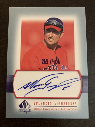 Nomar GARCIAPARRA🔥2003 SP Authentic Splendid Signatures