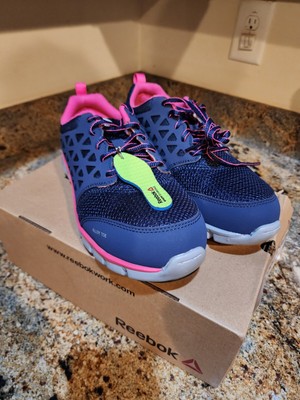 Reebok Sublite Cushion Alloy Steel Toe Work Shoes/Sneaker Women’s Size 11M