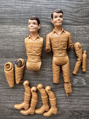 Vintage Marx JAMIE WEST Johnny West Cowboy Figures Lot for Parts or Repair