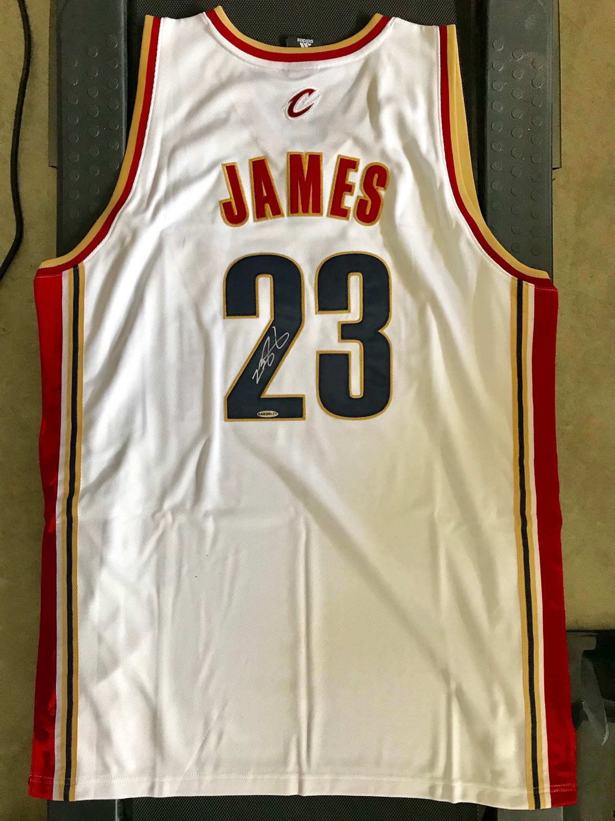 Lebron James Autographed Cavaliers 2003 Home Jersey (Rookie Year) - UDA COA