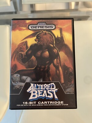 Altered Beast Sega Genesis Complete In Box CIB Great Shape PU