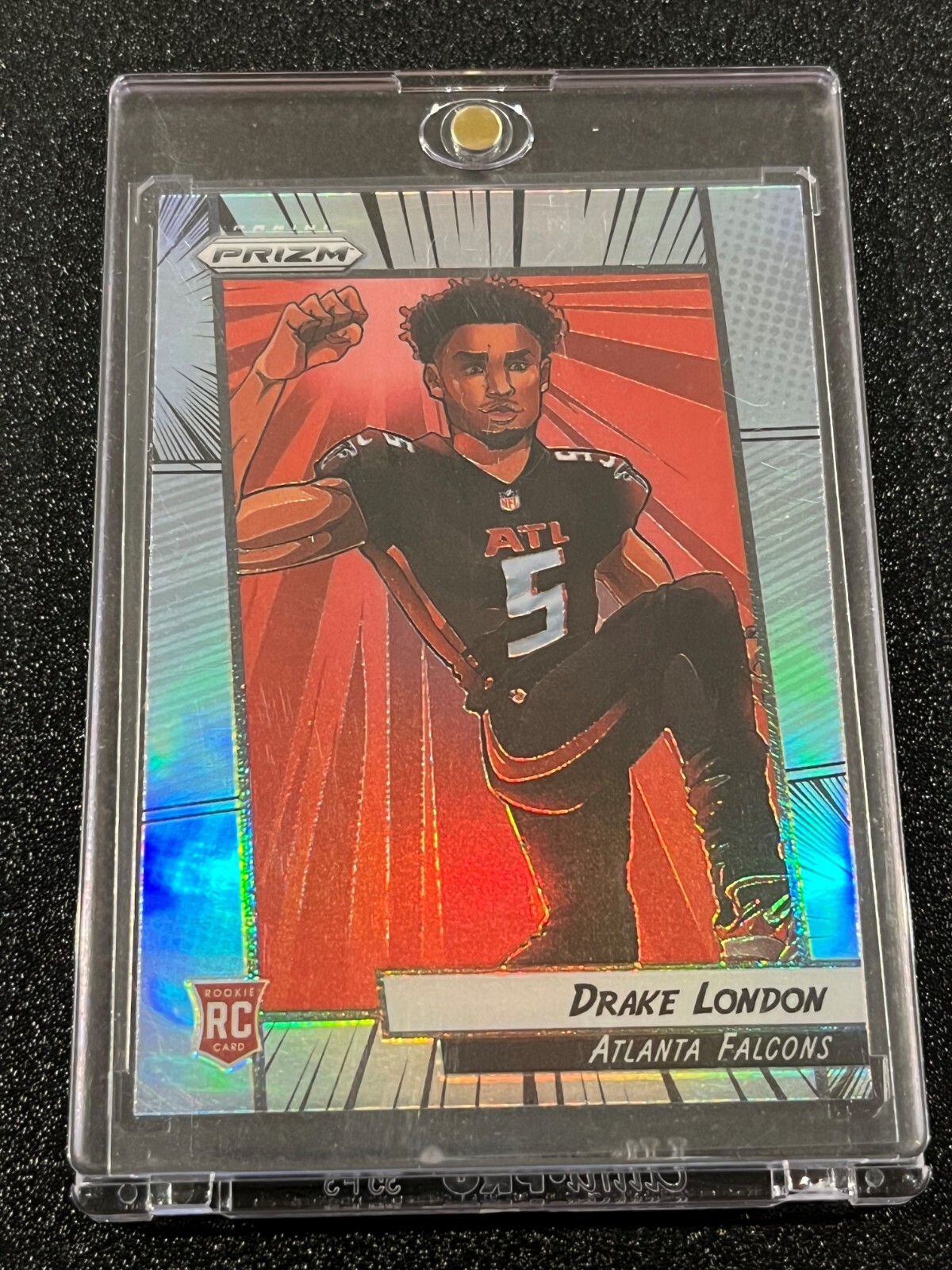 2022 Panini Prizm Football Drake London Rookie Manga #M-16