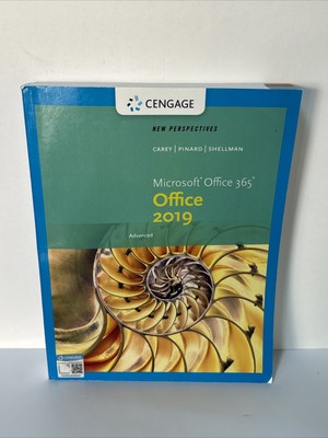 New Perspectives Microsoft Office 365 - Office 2019