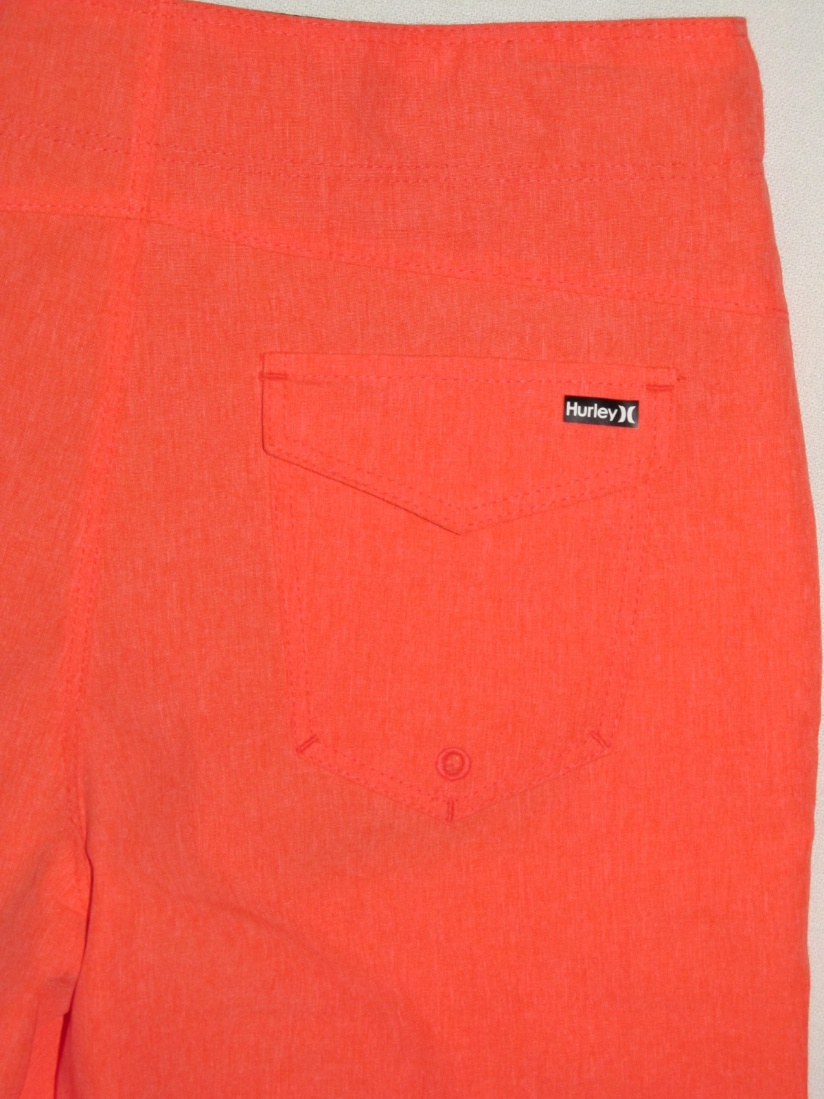 Hurley One and & Only Orange Heathered Swim Shorts Boardshorts Youth Boys Size 7