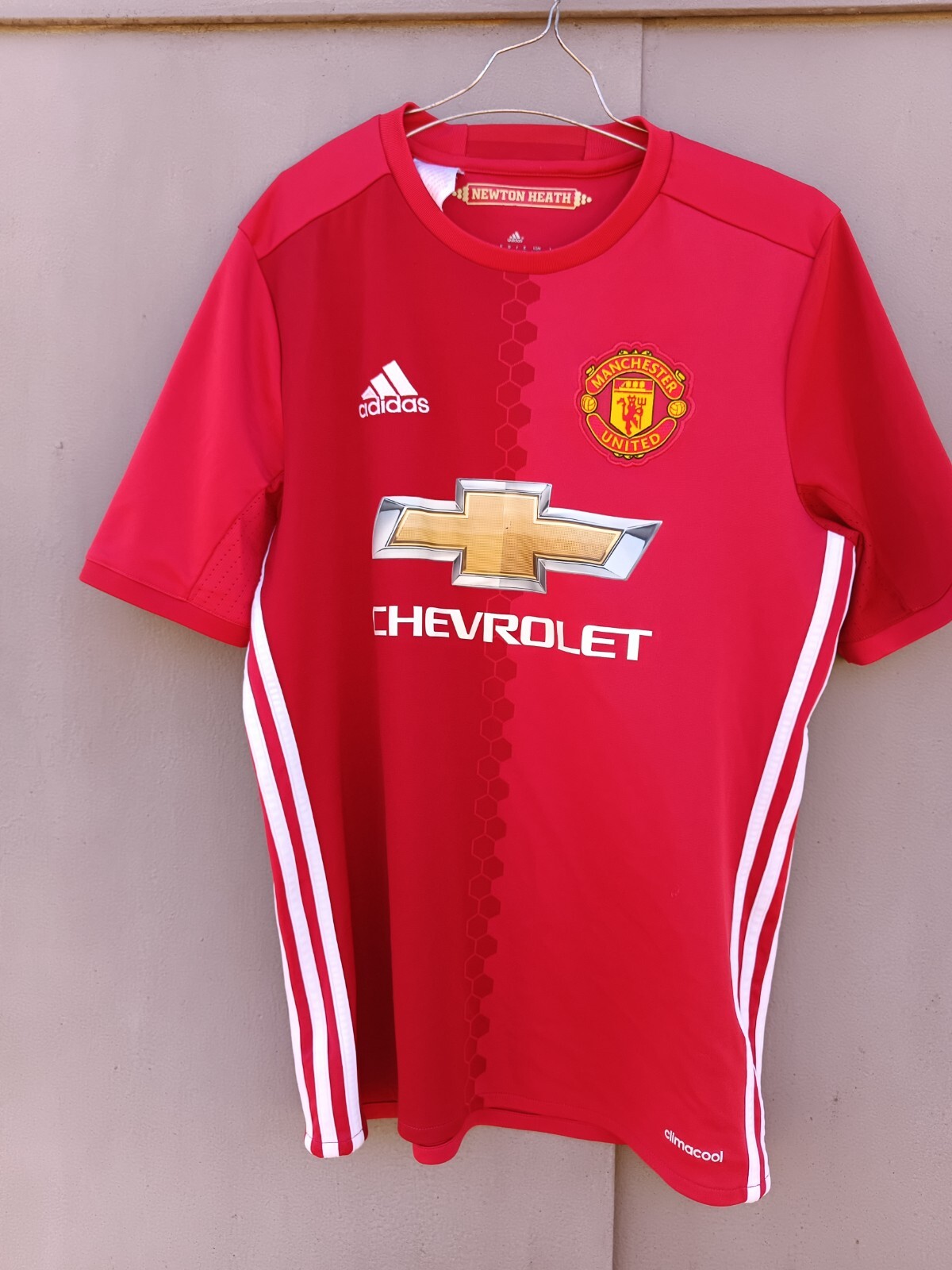タグ付き！Manchester United adidas CHEVROLET 2020-2021 Adidas Manchester United Chevrolet Jersey Red Home