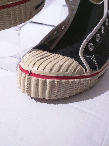 Vintage 1940s Canvas Basketball Sneakers High Top Sz 8.5 Athletic Shoes