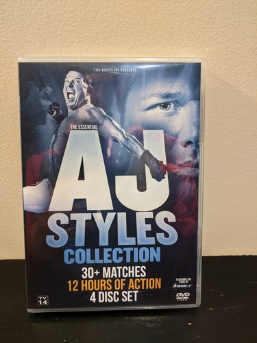 TNA The Essential AJ Styles Collection DVD 4-disc set WWE