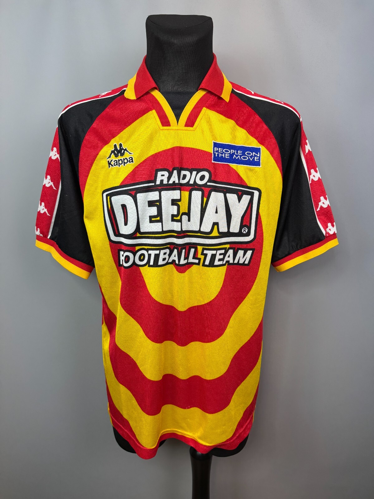 ウェア 90s RADIO DEEJAY 1995 1996  SHIRT RADIO DEEJAY 1995 1996 HOME SHIRT SPECIAL FOOTBALL SOCCER