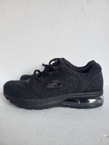 SKECHERS Memory Foam ブラック スニーカー 108017_BLK_PROFILE_01_3000x.