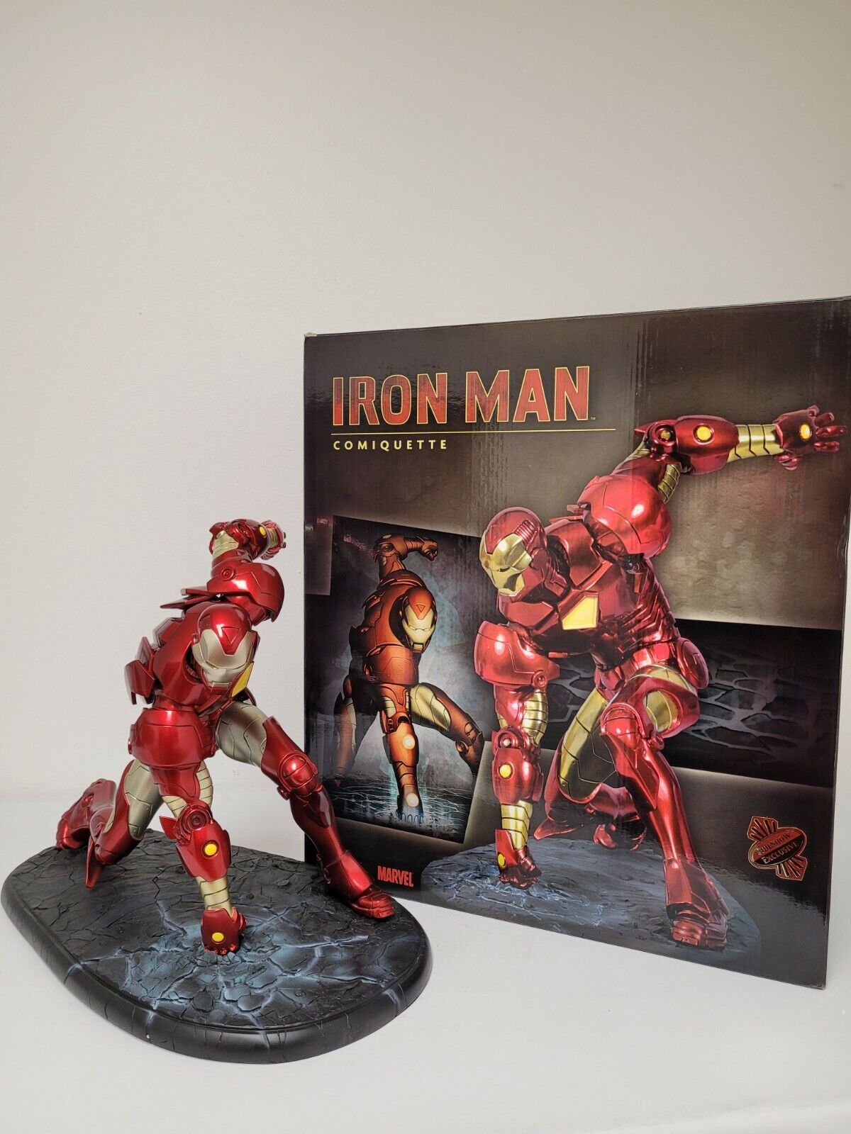 Sideshow Collectibles Iron Man Exclusive Comiquette Statue Sideshow Collectibles Iron Man Exclusive Comiquette Statue