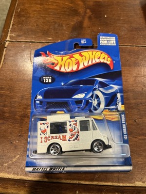 2000 HOT WHEELS VIRTUAL COLLECTION I SCREAM ICE CREAM TRUCK White
