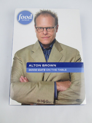 Good Eats with Alton Brown  - Good Eats On the Table Food DVD set NEW Sealed