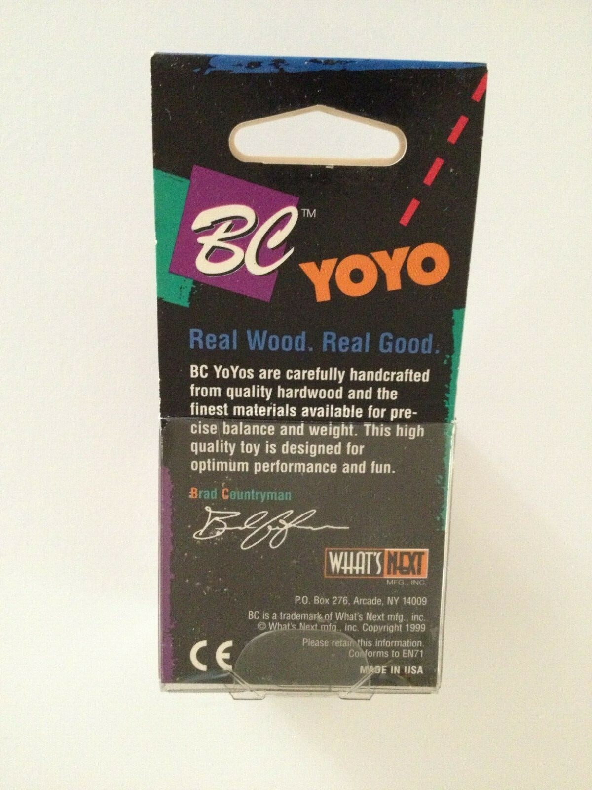 VERY RARE B.C. YO YO FOR 1999 NATIONAL YO YO  CONTEST  NEW IN BOX SEE PICKS