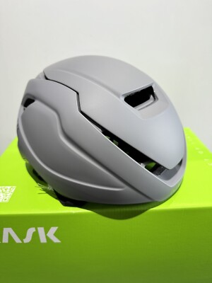 Kask Wasabi Cycling Helmet Grey Matte, road mountain gravel -Sz L Large 59-62cm