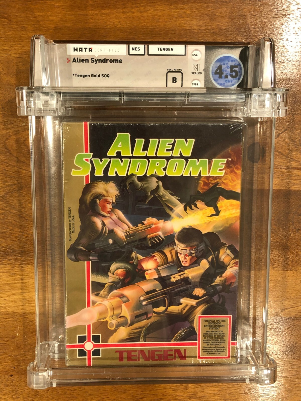 【中古】 ALIEN SYNDROME(海外北米版) Alien Syndrome, Nintendo NES, New Sealed, GRADED WATA 4.5