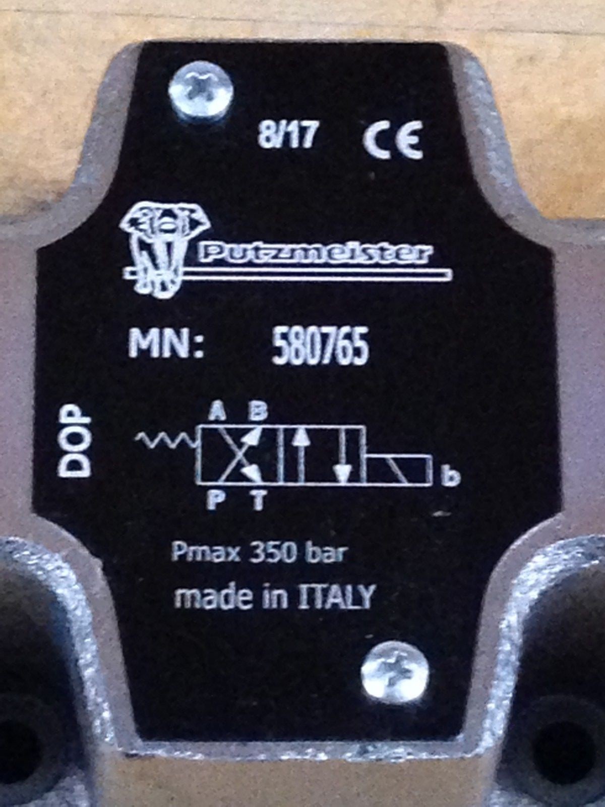 Putzmeister Solenoid 580765