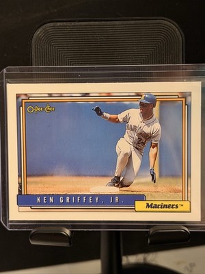 O-Pee-Chee Ken Griffey, Jr. 1992 Baseball Trading Card #50 Mariners Vintage