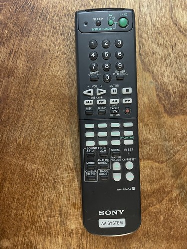 Sony RM-PP404 AV System Remote Control Receiver Flip Top