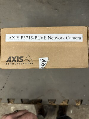 NEW Axis Communications P3715-PLVE Dual Sensor IP Indoor/Outdoor Security Camera