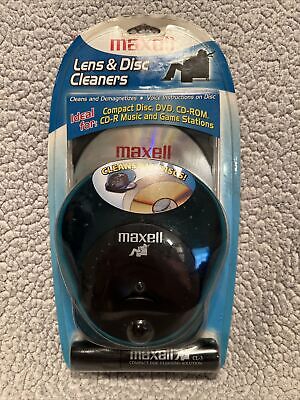 Maxell Lens & Disc Cleaner of DVD CD Rom PlayStation 340/CD 320 Wet Type Laser
