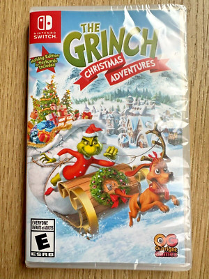 The Grinch Christmas Adventures Switch Nintendo Holiday Edition 4 Postcards New