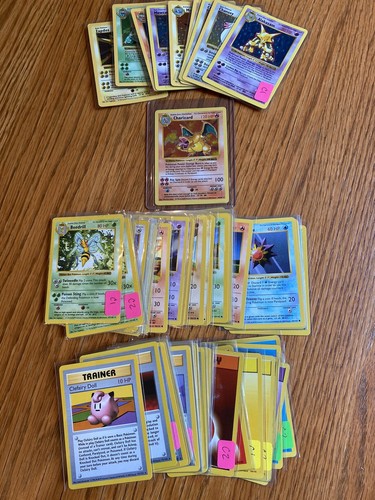 Pokémon Base Set Shadowless - Read the description then pick