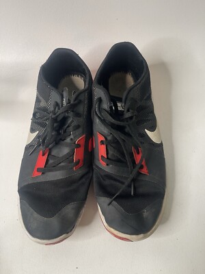Nike FS Lite Trainer 3 Shoes Black Red Men s Size 10.5 807113-002 Sneakers Clean