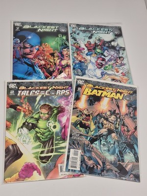 Blackest Night DC Comics Mixed Lot Of 4
