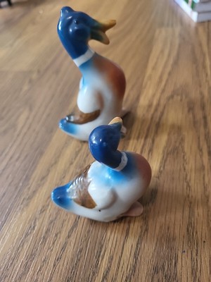 Hand Painted Ordiments Two Ducks Nice And Authentic Art Pieces 
