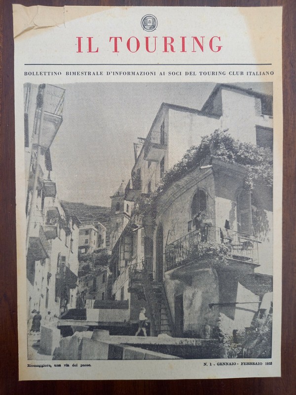 Riomaggiore, Cinque Terre, Abbildung, 1953