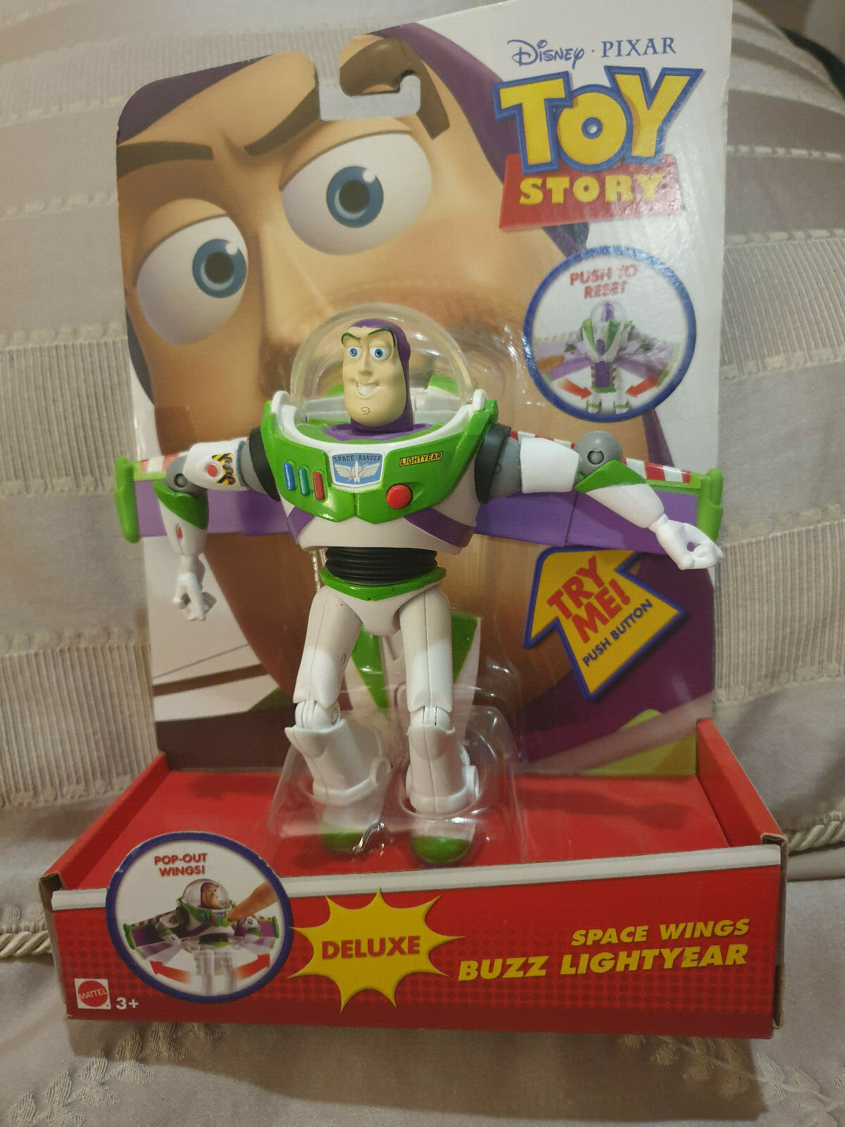 Toy Story Deluxe Space Ranger Buzz Lightyear 15cm Figure by Toy Story Deluxe Space Ranger Buzz Lightyear 15cm Figure by