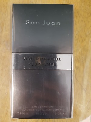 Victor Manuelle San Juan Perfume, 3.4 oz Eau De Parfum Spray, SEALED.