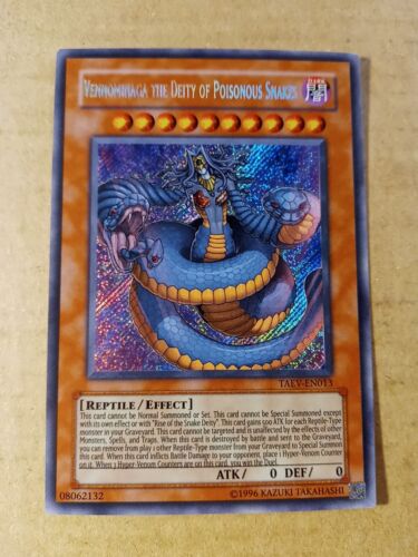 Vennominaga The Deity of Poisonous Snakes unl Secret Yugioh Vennominaga The Deity of Poisonous Snakes unl Secret Yugioh