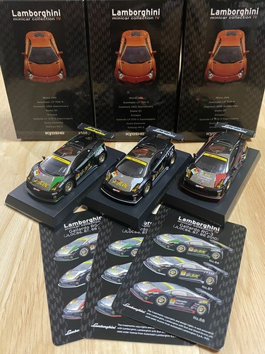 Kyosho Lamborghini Gallardo RG-3 JLOC #86 #87 #88 1/64