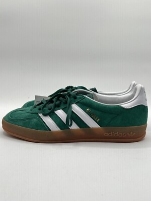 Adidas Men s Gazelle Indoor Originals Size 8 Collegiate Green Gum |IG1596|