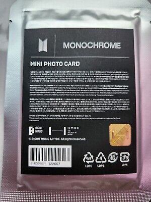 BTS Mini Photocard POP-UP : MONOCHROME MNCR 2024 MD in seoul