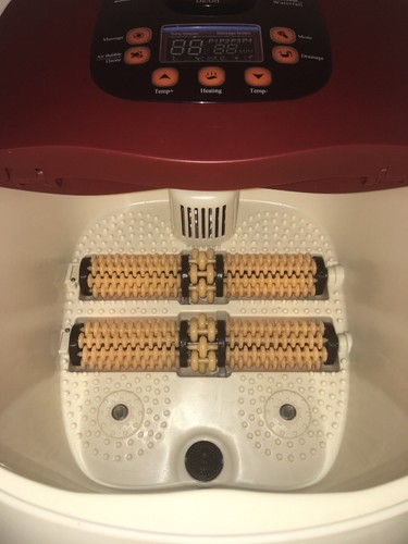 Carepeutic Ozone Waterfall Foot and Leg Spa Bath Massager In Great Shape! Works!