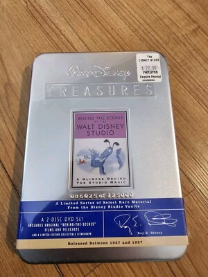 Walt Disney Treasures A Glimpse Behind the Studio Magic DVD Tin Case Limited