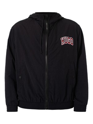 HUGO BOSS HUGO HERREN BENJI2421 JACKE, SCHWARZ