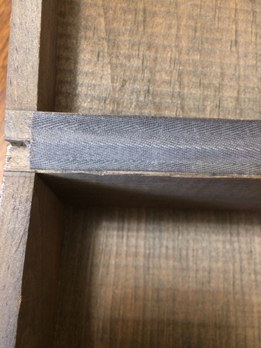 jewelry Girls keepsake box brown White Daisies vintage wooden box taped lid 6