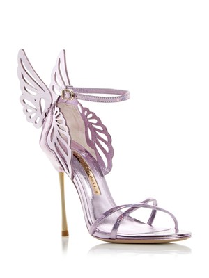 Женские фиолетовые босоножки на каблуке HolloButterfly Heavenly от SOPHIA WEBSTER 38,5