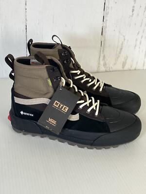 Vans SK8 Hi Gore-Tex 3M MTE 3 Brown/Black Waterproof Insulated Boots Mens 10