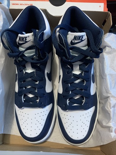 Nike Dunk High GS Championship Midnight Navy Size 5y WMNS