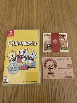Cuphead Nintendo Switch Physical Cartridge w DLC included extras