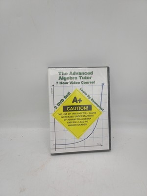 Advanced Alegebra Tutor: 7 Hour Video Course (DVD) NEW