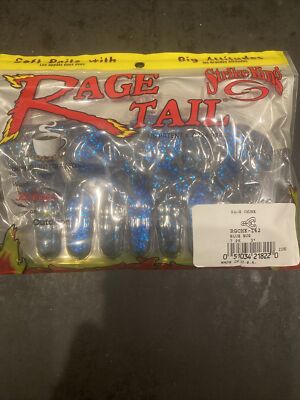 Strike King 3  Rage Chunk 7 per pack Blue Bug
