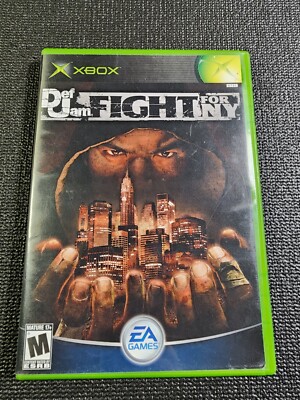 Def Jam: Fight for NY Microsoft Xbox, 2004 CIB With Manual Tested Working 
